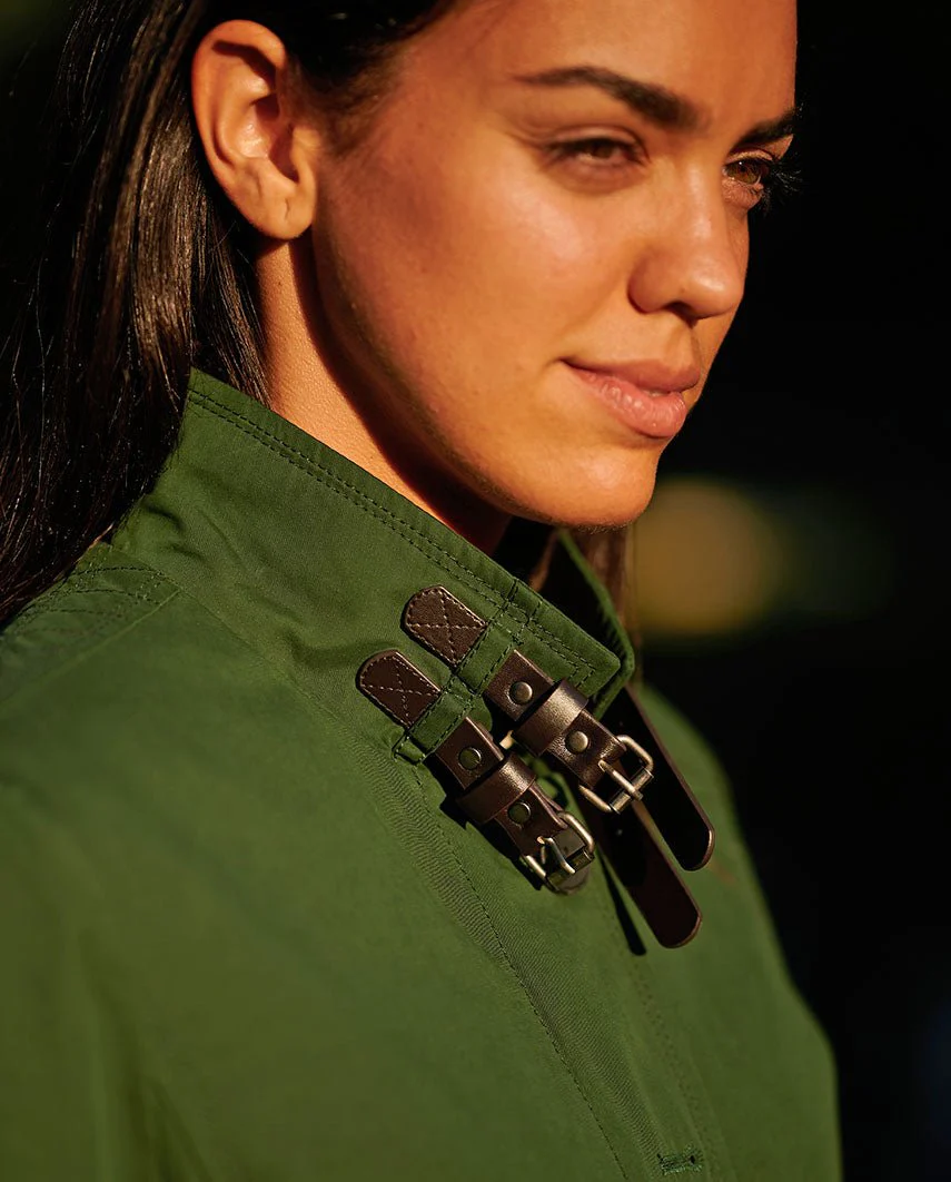 Damen Kurzmantel ''Victoria'' in racing green - Image 3