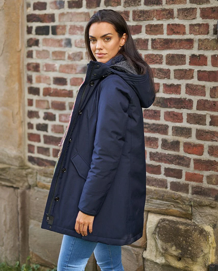 Damen Winter Parka ,,Bonny'' in navy - Image 2