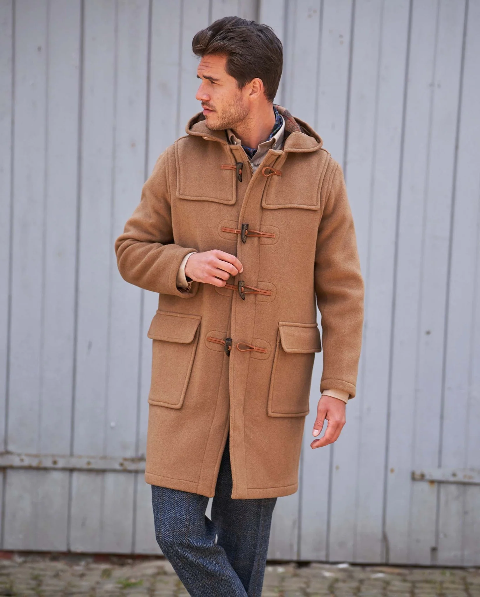 Dufflecoat ”Men’s Duffle” für Herren in camel - Image 2