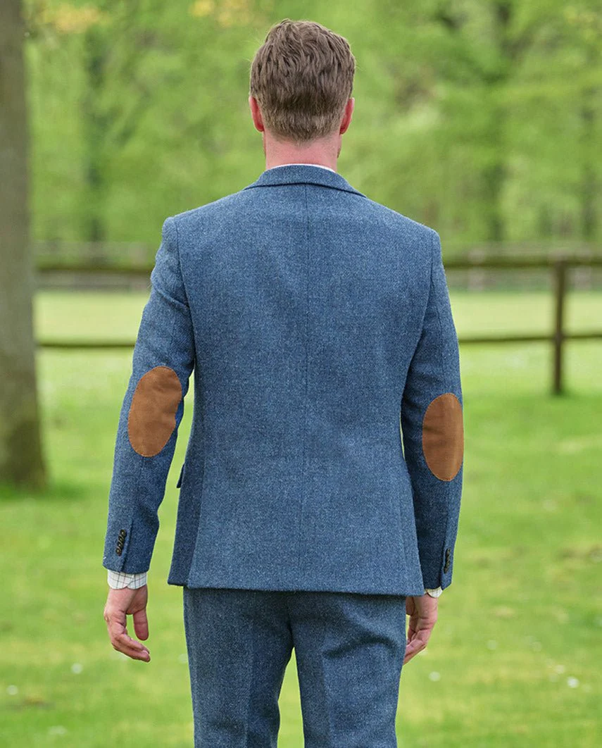 Harris Tweed Sakko ''London'' in blue shadow - Image 2