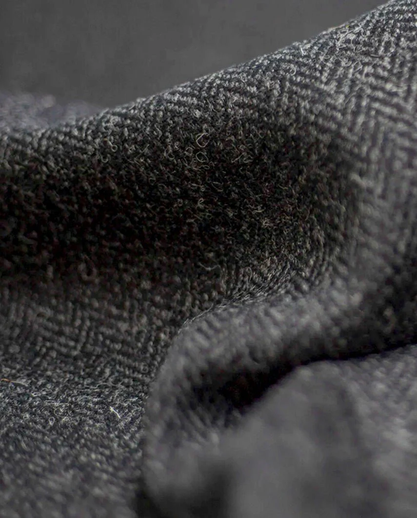 Harris Tweed Sakko "London" in charcoal - Image 3