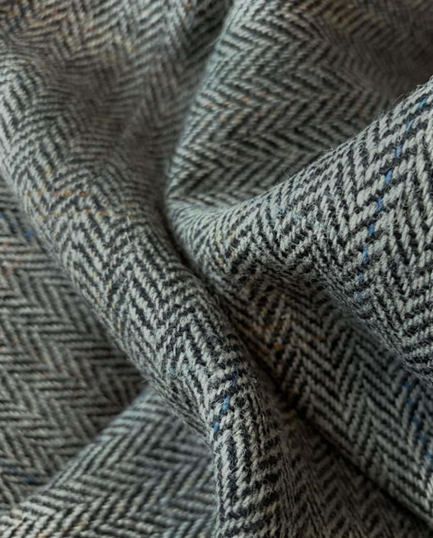 Harris Tweed Sakko ''London'' in grey Herringbone - Image 5