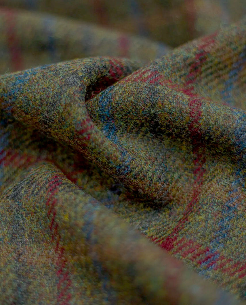 Harris Tweed Sakko ''London'' in red-blue Check - Image 4