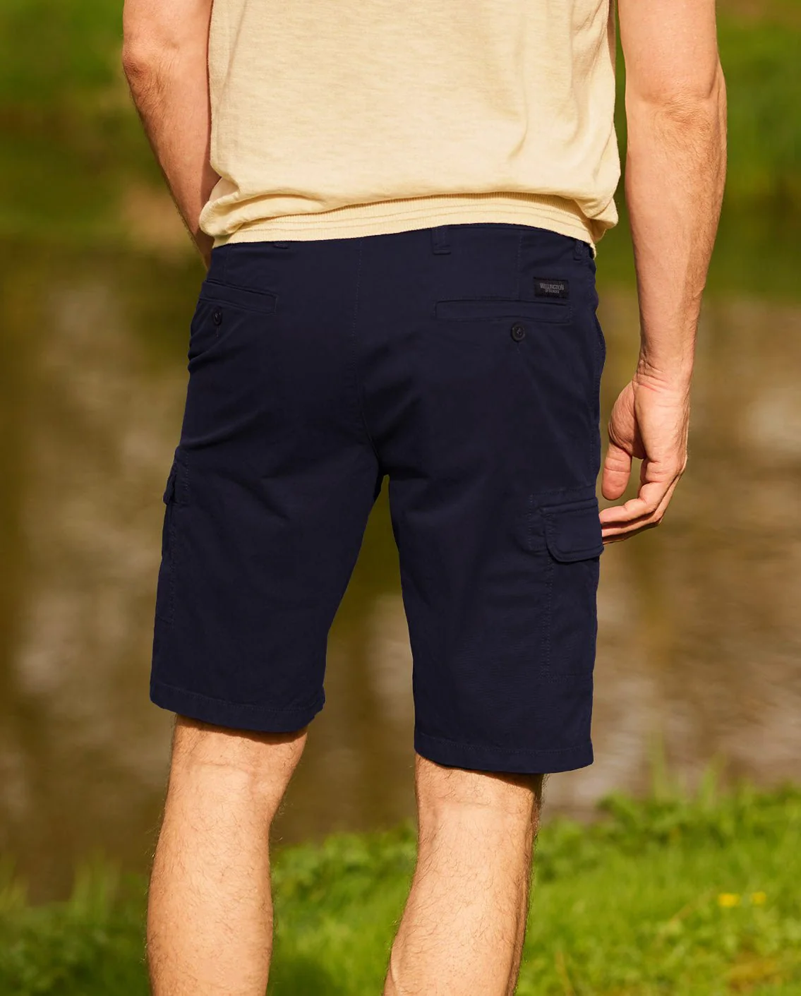 Herren Cargo Shorts ''Mr. Mane'' in navy - Image 2