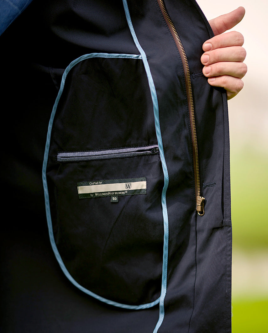 Herren Kurzmantel ”Stirling” in navy - Image 3