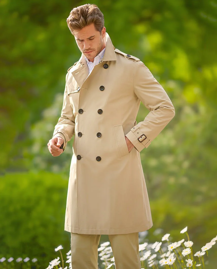 Herren Trenchcoat "Chelsea" in beige - Image 2